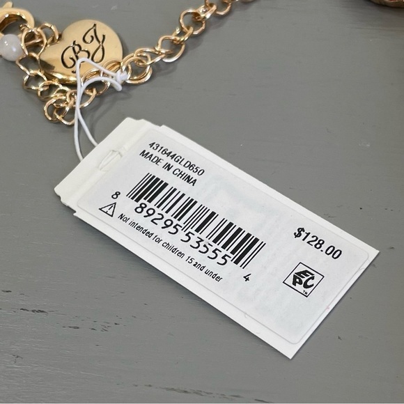 NWT BETSEY JOHNSON STRAWBERRY COLLAR NECKLACE RED/PINK/GOLD - Picture 7 of 8